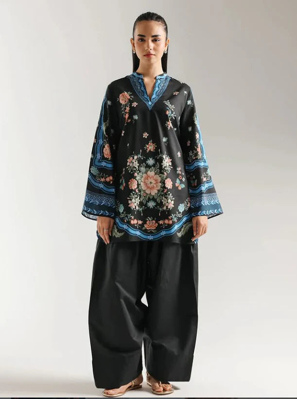 Viral 2 Pcs Suit (Black)