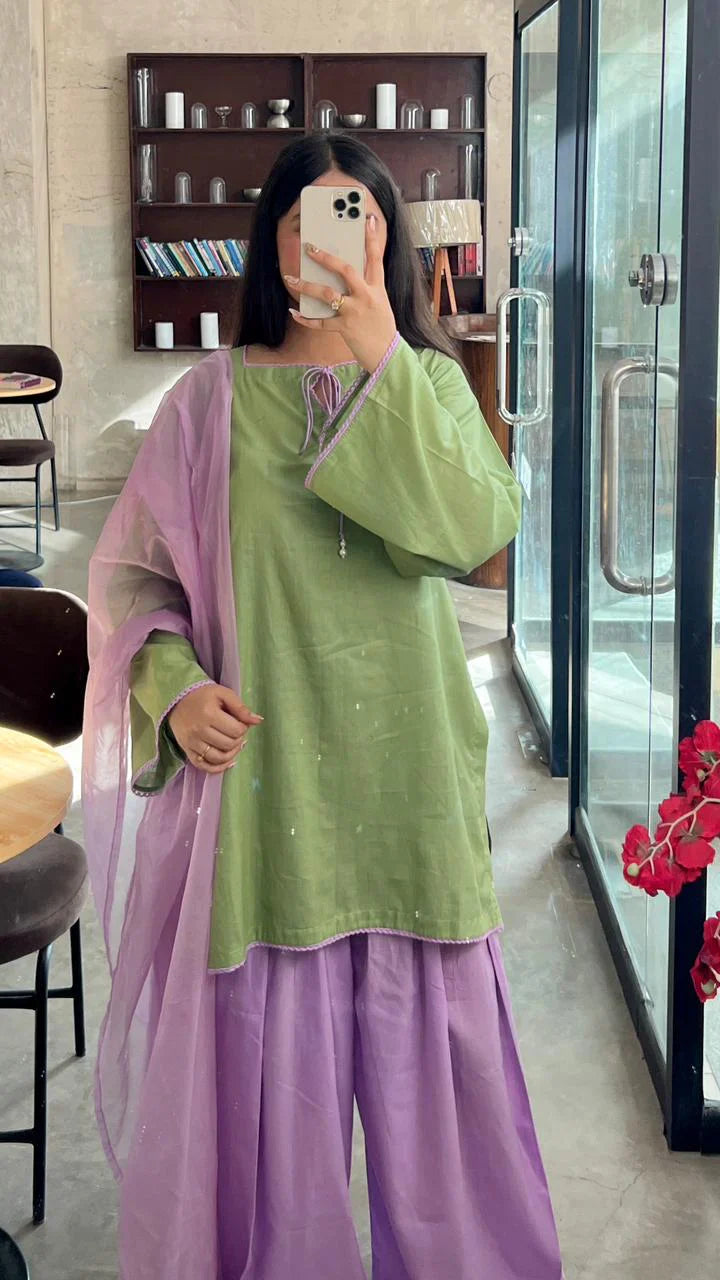 Viral Matcha 3 Pcs Suit