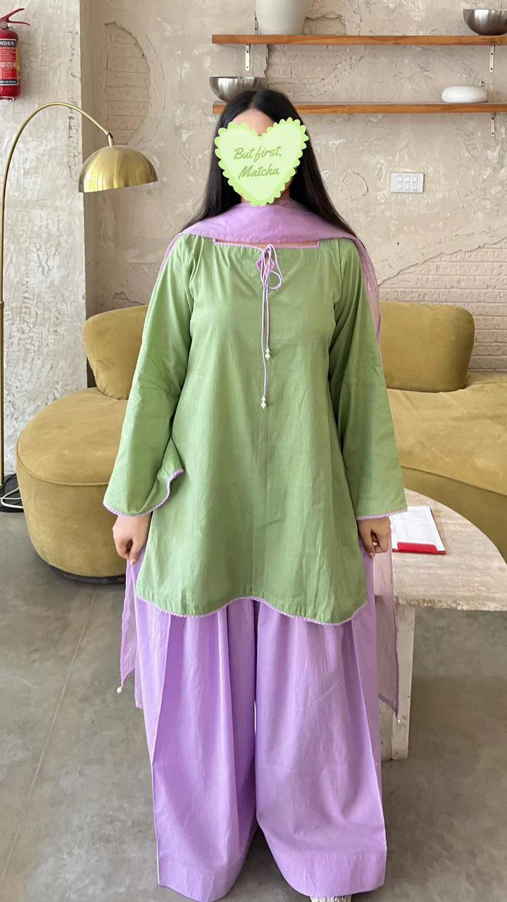 Viral Matcha 3 Pcs Suit